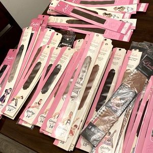 14 INCH TAPE-IN HAIR EXTENSIONS (blonde/strawberry/red)